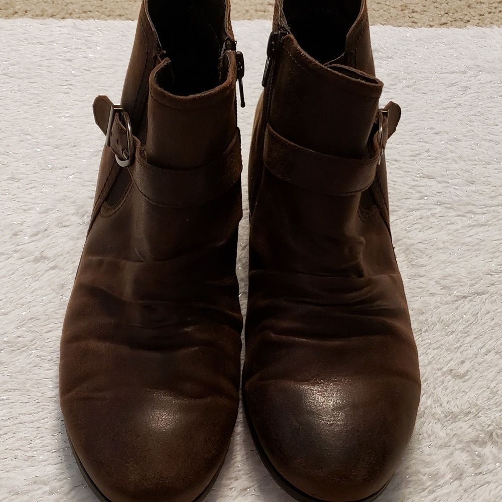 Great Northwest Faux Leather Ankle Booties